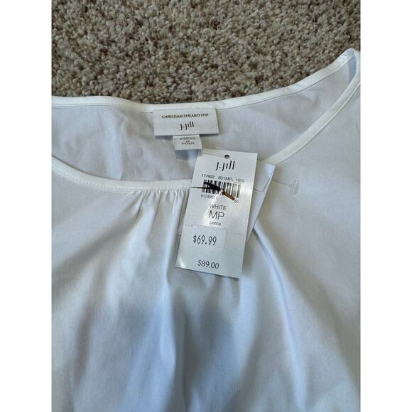 J. Jill Crisp, cotton blouse/shirt; size Med/Petite; Lightweight summer blouse - Picture 12 of 12
